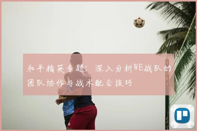 和平精英专题：深入分析WE战队的团队协作与战术配合技巧