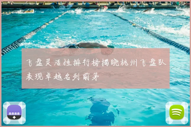 飞盘灵活性排行榜揭晓杭州飞盘队表现卓越名列前茅
